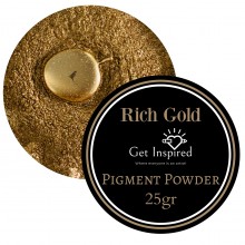 Rich Gold Pigment Powder 25grams Jar for Antique look By Get Inspired