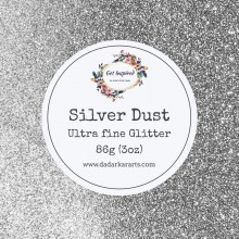 Silver Dust Ultra Fine Glitter Big Jar - 86gms