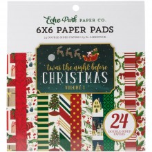 Double-Sided Paper Pad 6"X6" 24/Pkg Twas The Night Before Christmas Echo Park Vol 1
