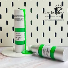 Leaf Green Resin Pigment Paste 30ml in a no mess easy Pump bottle By Get Inspired Green