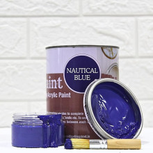 Nautical Blue 1000ml super chalk paint By Get Inspired