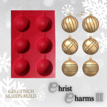 Christmas Charms II Silicon Mould 6.4x4.4inch By Get Inspired