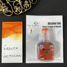 French Vermilion Alcohol Ink 20ml By Get Inspired For Alcohol and Resin Art