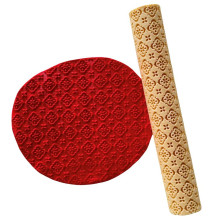 Curated Persian Floral Pattern Texture Roller 9inch Approx for Clay Jewelry Making by Get Inspired