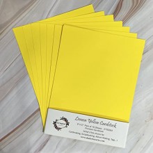 Lemon Yellow Cardstock 9"x12" 10/Pkg By Get Inspired