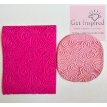 Imprint Texture Silicone Sheet 12x10cms approx for Clay Jewelry Making By Get Inspired