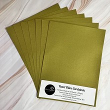 Pearl Olive Cardstock 9"x12" 10/Pkg by Get Inspired