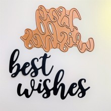 Best Wishes Dies 1 Pcs By Get Inspired 9cms x 5cms