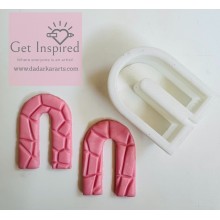 U shaped Clay Cutters Set of 1 for Jewelry Making By Get Inspired