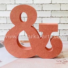 & Jumbo Alphabet MDF 6inch x 6.5inchx1inch Thick and Strong DIY Raw Base By Get Inspired