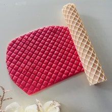 Waffle Pattern Texture Roller 6in. Approx for Clay Jewelry Making by Get Inspired