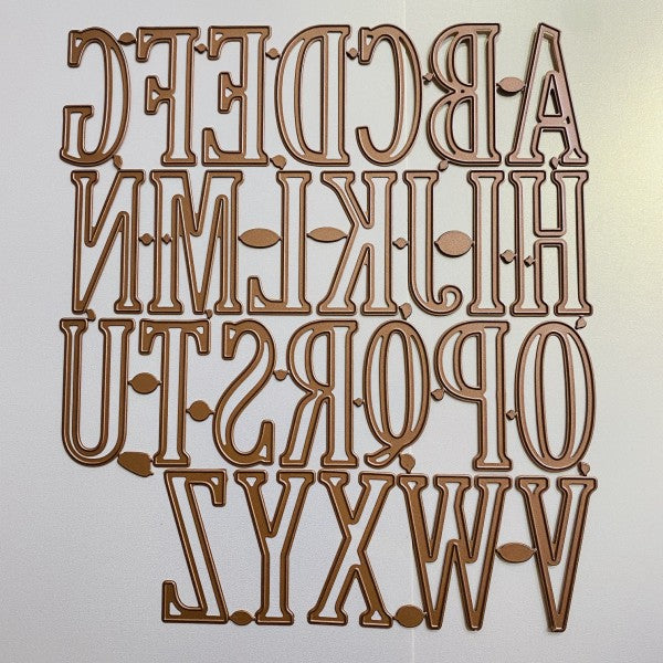 ABCD Jumbo Alphabet Dies 26 Pcs By Get Inspired 5cm height