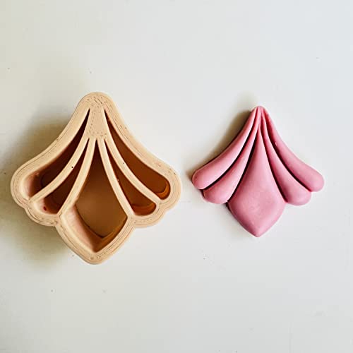 Scallop Drop Flower Clay Cutter Set of 1 for Jewelry Making by Get Inspired
