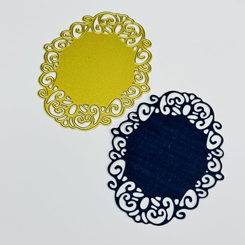 Vintage Round Photo Frame Metal Dies 1 Pcs by Get Inspired