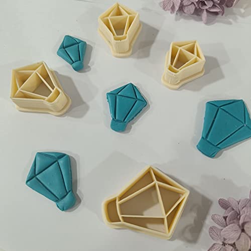 Kite Shape Clay Cutters Set of 4 for Jewelry Making by Get Inspired