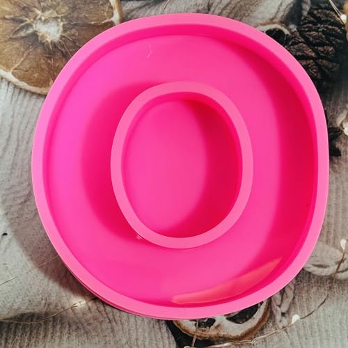 Letter O Silicone Mold 10x9x2 cm by Get Inspired