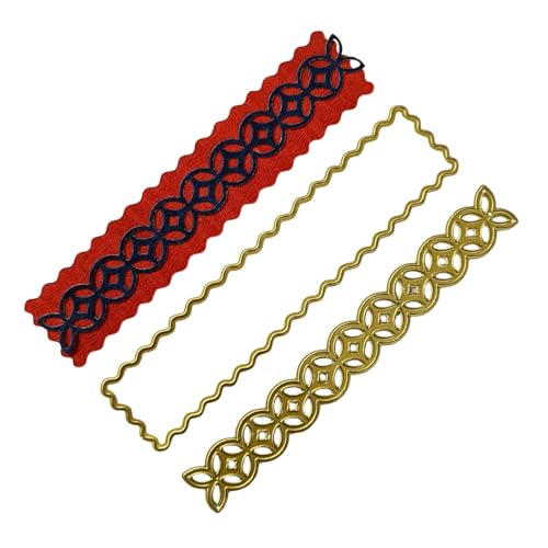 Floral Border Metal Cutting Dies for Card Making, Cutting Dies for DIY Scrapbooking Photo Album Embossing Paper Cards Decor Crafts