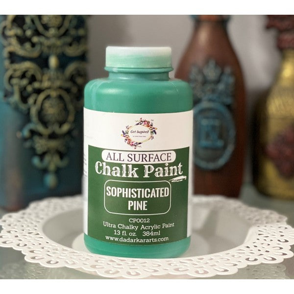 Sophisticated Pine Super Matte Chalk Paint 384ml Jumbo Bottle by Get Inspired