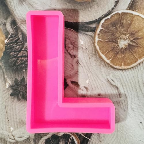 Letter L Silicone Mold 10x9x2 cm by Get Inspired