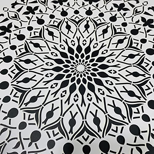 Sufi Ornament Stencil Home Decor Designer Reusable Stencil 12inchx12inch