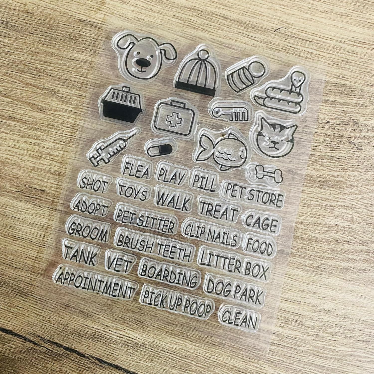 Pet Sitter Clear Stamp by get inspired16x11x3cm