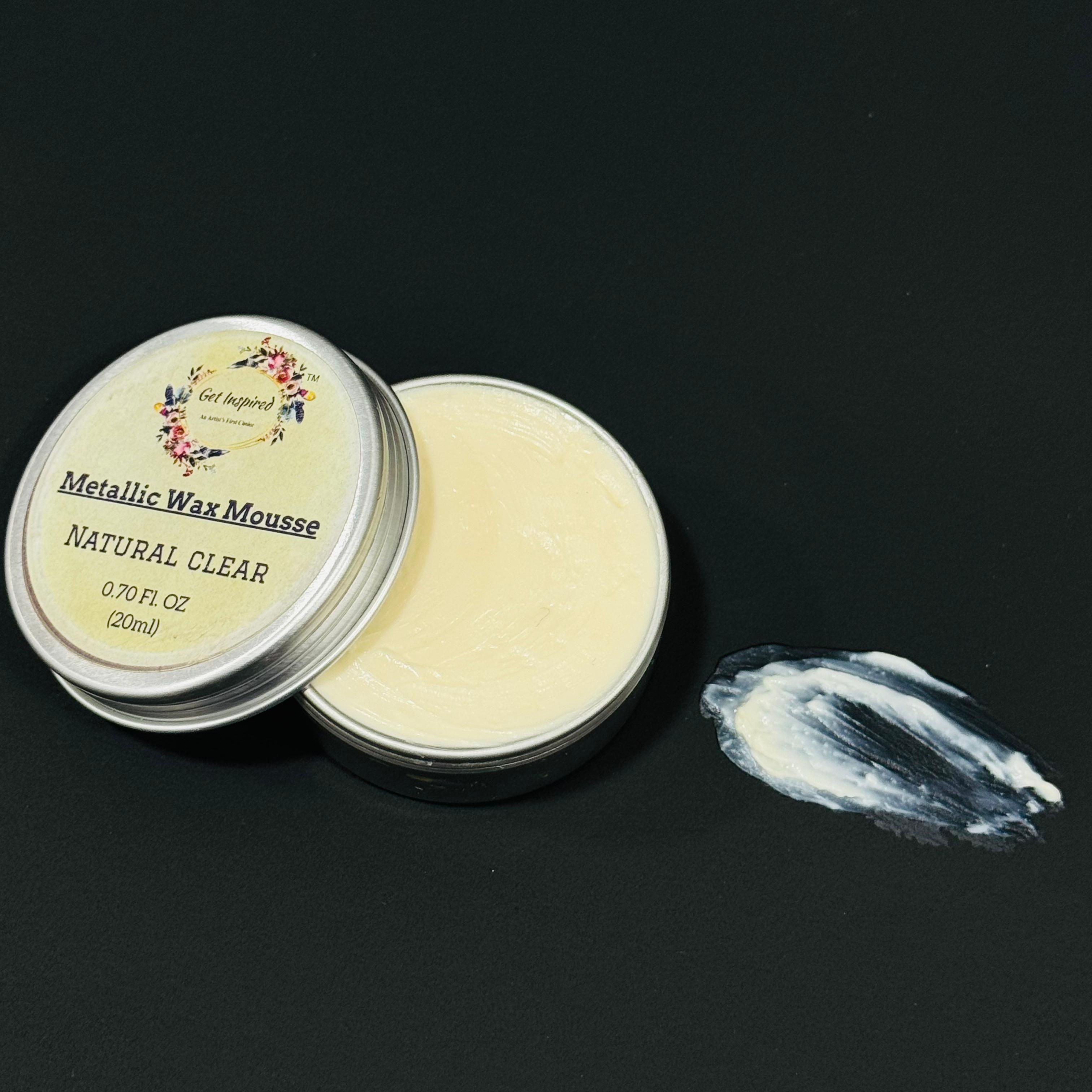 Natural Clear Metallic Wax 20ml Tin by Get Inspired