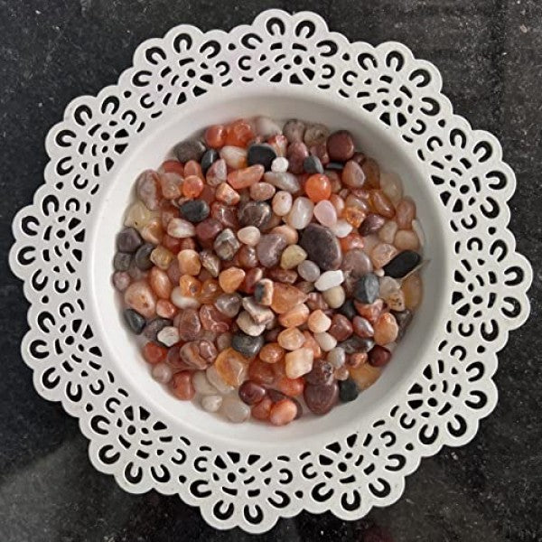 All Natural Bulk Tumble Art Crystal Stones for Resin Art, Pour Art, Jewelry Making & Nail Art & Crushed Glass by Get Inspired? Jumbo Pack 250gms