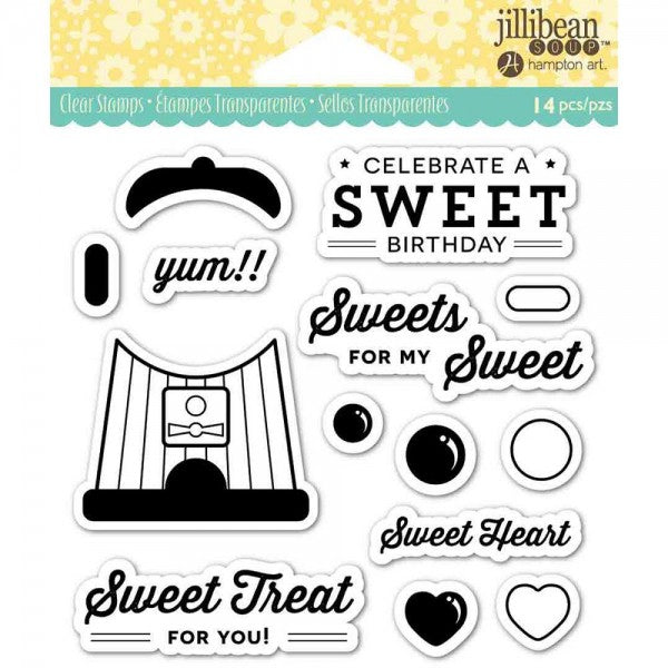 Sweet Treat Jillibean Soup Clear Stamps 4"X4"