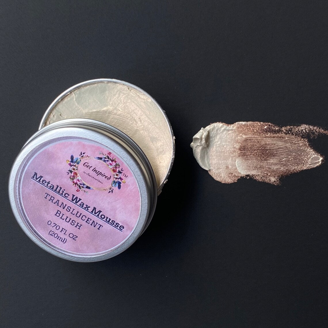 Translucent Blush Metallic Wax 20ml Tin by Get Inspired