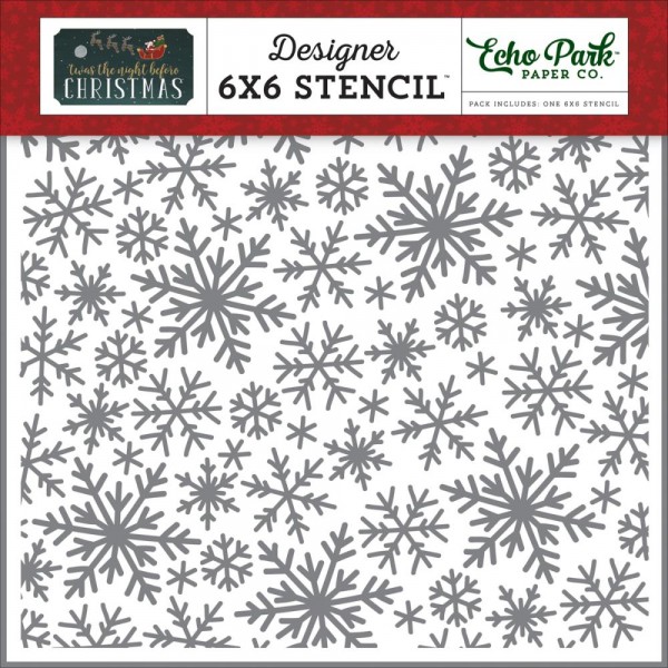 The Crafter's Workshop - 6 x 6 Stencils - Snowflake Sparkles