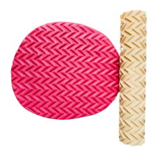 Zig-Zag Pattern Texture Roller 6in. Approx for Clay Jewelry Making by Get Inspired