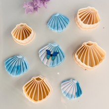 Seashell Clay Cutters Set of 4 for Jewelry Making By Get Inspired