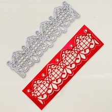 Floral Edge Border Metal Cutting Dies for Card Making, Cutting Dies for DIY Scrapbooking Photo Album Embossing Paper Cards Decor Crafts