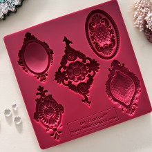 Egyptian Baroques Silicon Mold 7x7inch GI3DM14 By Get Inspired Feb 2021 Launch