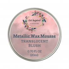 Translucent Blush Metallic Wax 20ml Tin by Get Inspired