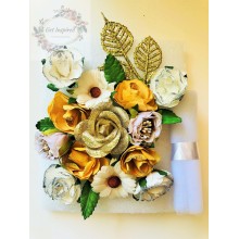 Amber Spring Flower Cluster by Get Inspired with Princess Tulle Net Roll