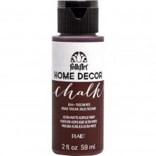 FolkArt Home Decor Chalk Acrylic Paint, 2oz Tuscan Red