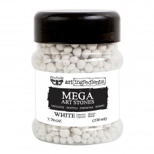 Mega White Art Stones Finnabair Art Ingredients 7.78 Ounces