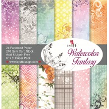 Watercolor Fantasy Paper Pad 6"X6" By Icraft