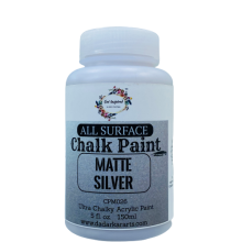 Pearl Silver All surface Ultra Chalky Chalk Paints By Get Inspired 150ml