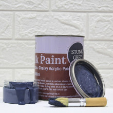 Stone Grey super chalk paint 1000ml By Get Inspired