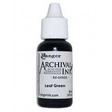 Leaf Green Archival Re-Inkers, 0.5-Ounce