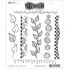 Around The Edge Dyan Reaveley's Dylusions Cling Stamp Collections 8.5"X7"
