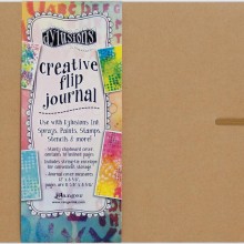 Dyan Reaveley's Dylusions Creative Flip Journal Kraft 12"X8.5"