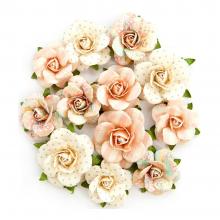 Flowers Heaven Sent 2 Olivia 1.25" To 1.75", 12/Pkg By Prima
