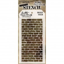 Bricked Stencil By Tim Holtz 4.125"X8.5"