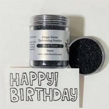 Black Tinsel Embossing Powder By Get Inspired - 18gms