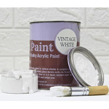 Vintage White 1000ml chalk paint By Get Inspired