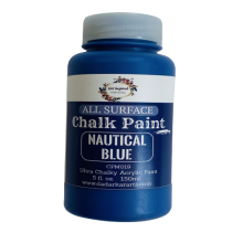 Nautical Blue All surface Ultra Chalky Chalk Paints By Get Inspired 150ml