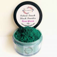 Fern Green Velvet Touch Flock Powder By Get Inspired- 25ml Jar